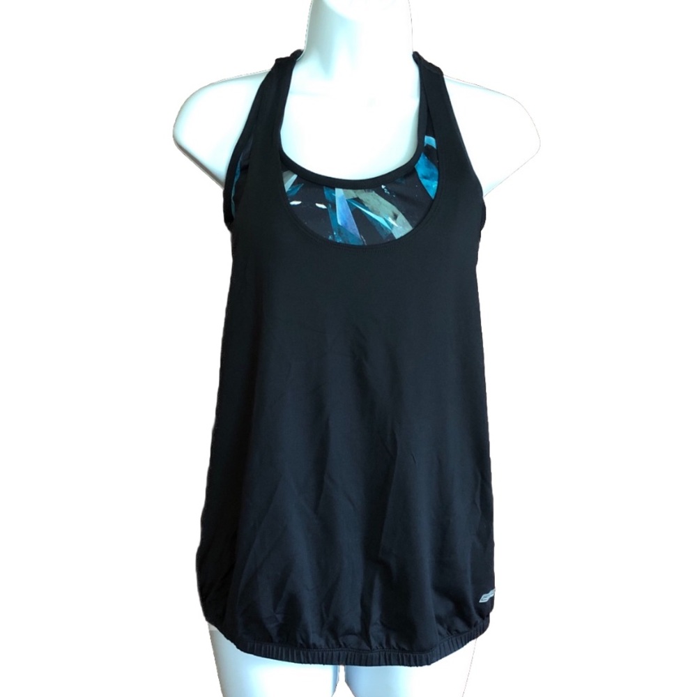 Express EXP Core 2-in-1 Layered Sports Bra Tank Top - Small